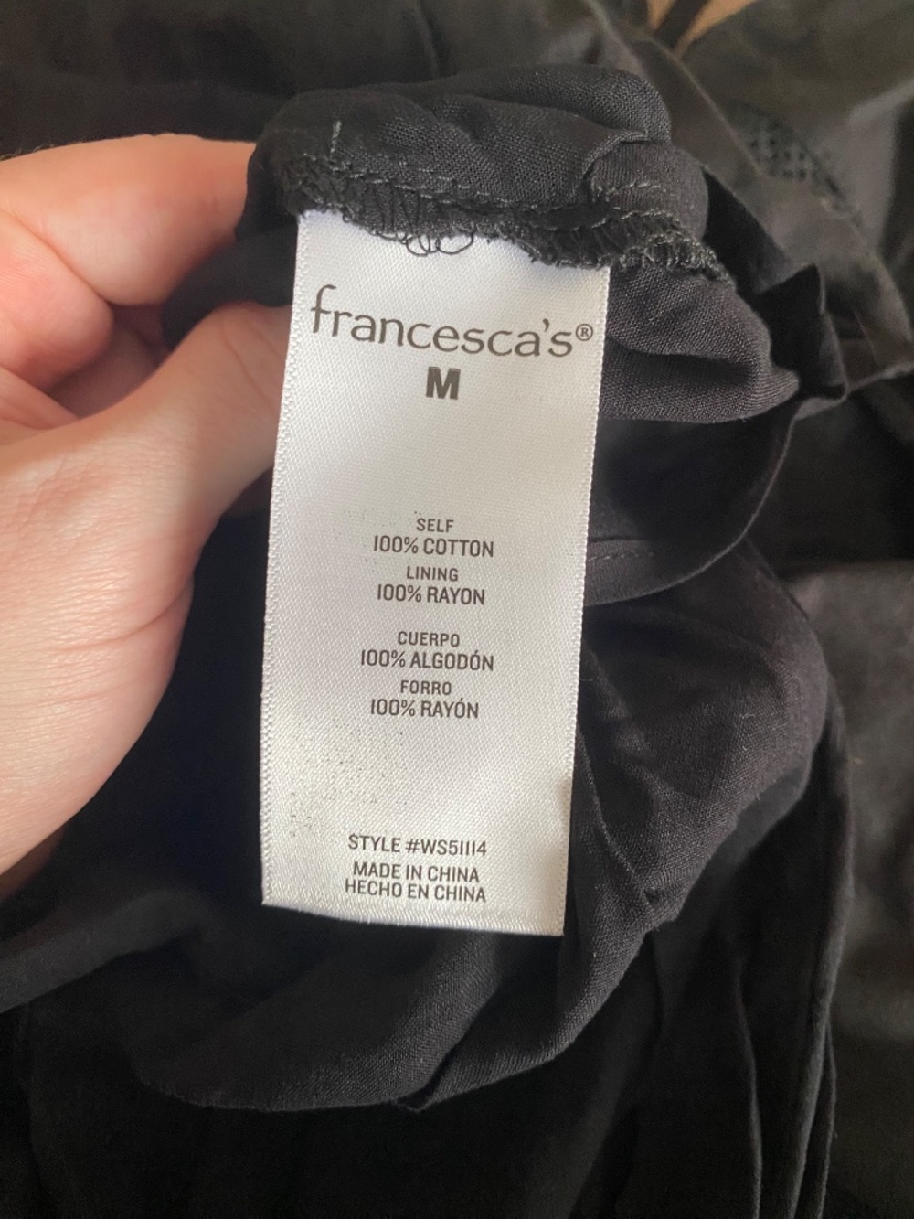 Francesca's Emerie Lace Trim Maxi Dress NWT - Picture 7 of 8